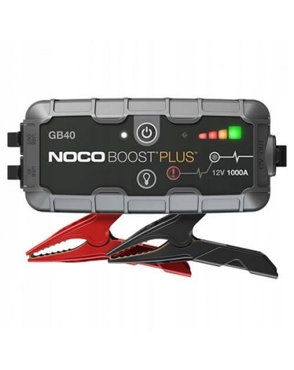 NOCO GB40 Boost 12V 1000A Jump Starter starter device with integrated 12V/USB battery