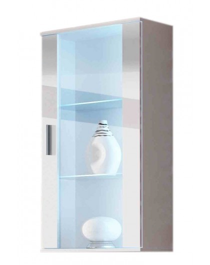 Cama hanging display cabinet SOHO white/white gloss