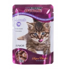 SUPER BENEK Junior Lamb in sauce - wet cat food - 100 g