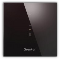 Multisensor panel - temperature, humidity, atmospheric pressure, sound intensity, light intensity, CO2, TVOC, IR/TF-Bus / black 