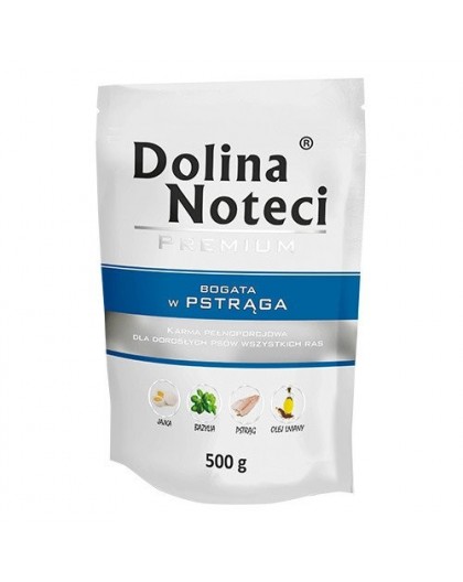 Dolina Noteci Premium rich in trout - wet dog food - 500g