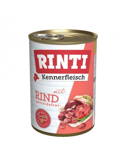 RINTI Kennerfleisch Beef - wet dog food - 400g