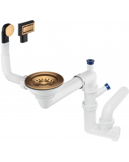 1-Bowl Sink Waste Space-Saver Trap