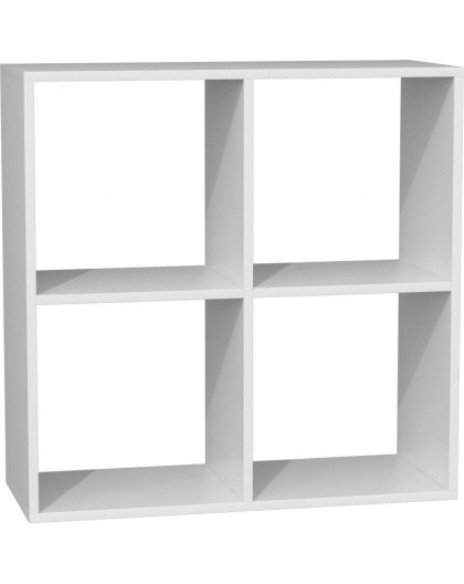Topeshop MALAX 2X2 BIEL living room bookcase