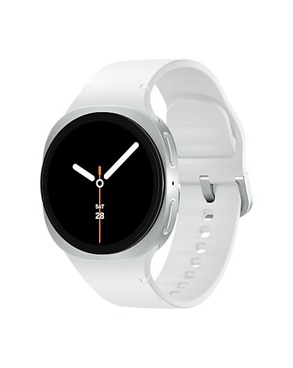 Samsung Galaxy Watch 8 3.3 cm (1.3") AMOLED 40 mm Digital 438 x 438 pixels Touchscreen 4G Silver Wi-Fi GPS (satellite)