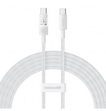 Baseus Gem USB C to USB C fast charging cable 2 m 100 W White