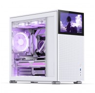 Jonsbo D41 MESH Screen ATX Case, Tempered Glass - white