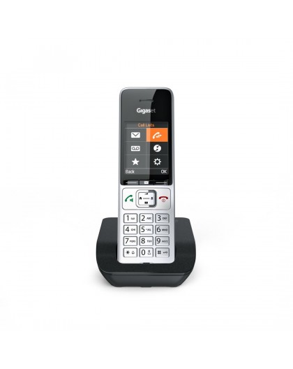 Gigaset COMFORT 500 DECT telephone Caller ID Black, Silver