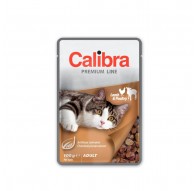 CALIBRA Кот Премиум Взрослый С ягненком и Птицей - влажный корм для кошек - 100г