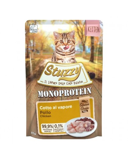 STUZZY Monoprotein Kitten Chicken - wet food for kittens - 85g