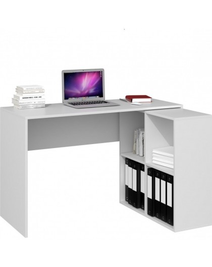 Topeshop PLUS 2X2 BIEL computer desk White