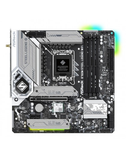Asrock B760M Steel Legend WiFi Intel B760 LGA 1700 micro ATX