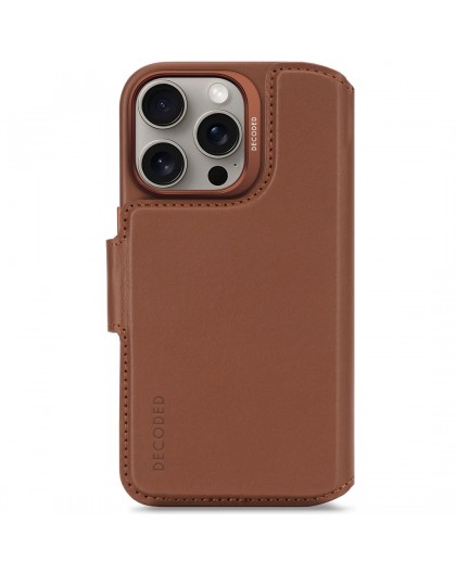 Decoded Leather Detachable Wallet mobile phone case 16 cm (6.3") Wallet case Brown