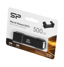 Silicon Power DS72 USB flash drive 500 GB USB Type-A / USB Type-C 3.2 Gen 2 (3.1 Gen 2) Black