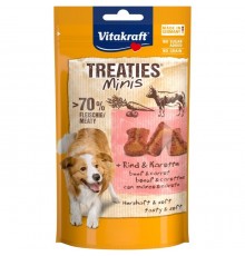 VITAKRAFT Treaties Minis Beef and carrot - dog treat - 48 g
