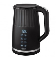Adler AD 1350 1.7L temperature-controlled LED electric kettle Black