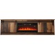 RTV GRANERO + fireplace cabinet 200x56.7x35 old wood