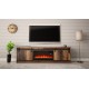 RTV GRANERO + fireplace cabinet 200x56.7x35 old wood