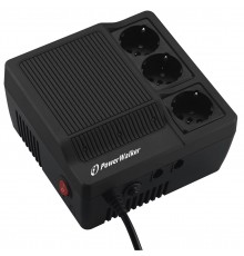 PowerWalker AVR 1000 voltage regulator 3 AC outlet(s) 180-264 V Black