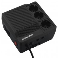 PowerWalker AVR 1000 voltage regulator 3 AC outlet(s) 180-264 V Black
