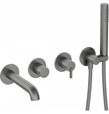 4-hole concealed bathtub mixer