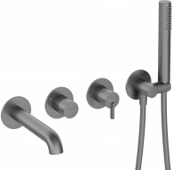 4-hole concealed bathtub mixer