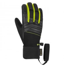 REUSCH JUPITER GORE-TEX GLOVES SIZE 8.5 BLACK AND YELLOW