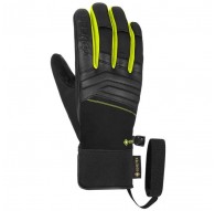 REUSCH JUPITER GORE-TEX GLOVES SIZE 8.5 BLACK AND YELLOW
