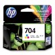 HP 704 Tri-color Original Ink Advantage cartridge 1 tk Cyan, Magenta, Kollane