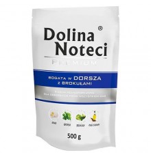 DOLINA NOTECI Premium Rich in cod with broccoli - Wet dog food - 500g