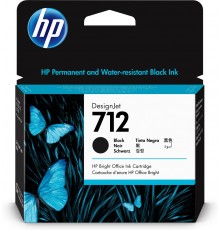 HP 712 80-ml Black DesignJet Ink Cartridge
