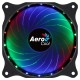 Вентилятор для ПК Aerocool COSMO12FRGB 12 см LED RGB Molex, бесшумный, черный
