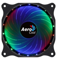 Aerocool COSMO12FRGB PC ventilaator 12 cm LED RGB Molex ühendus Vaikne must