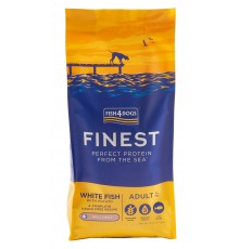 FISH4DOGS Finest Ocean White fish S - dry dog food - 6kg