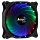 Вентилятор для ПК Aerocool COSMO12FRGB 12 см LED RGB Molex, бесшумный, черный