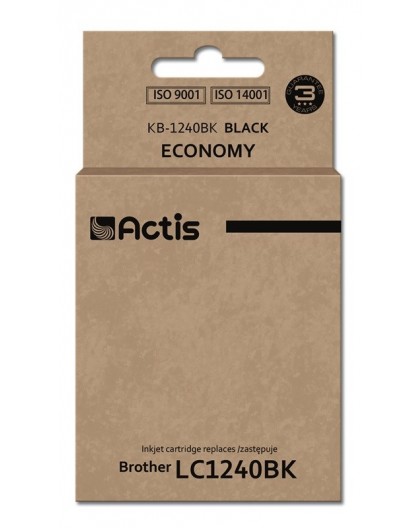 Actis KB-1240Bk Ink (replacement for Brother LC1240BK/LC1220BK Standard 19 ml 600 pages, black)