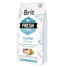 BRIT Fresh Muscles & Joints Fish with pumpkin - dry dog food - 12kg