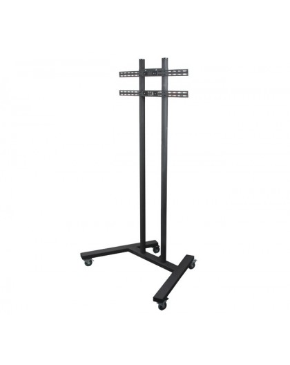 B-Tech Large Universal Flat Screen Trolley / Floor Stand (VESA 800 x 600) - 1.8m Ø50mm Poles