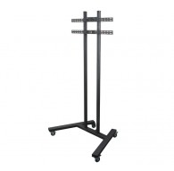 B-Tech Large Universal Flat Screen Trolley / Floor Stand (VESA 800 x 600) - 1.8m Ø50mm Poles