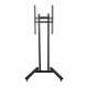 B-Tech Large Universal Flat Screen Trolley / Floor Stand (VESA 800 x 600) - 1.8m Ø50mm Poles