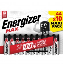 ENERGIZER BATTERIES MAX AA LR6 10 PCS ECO