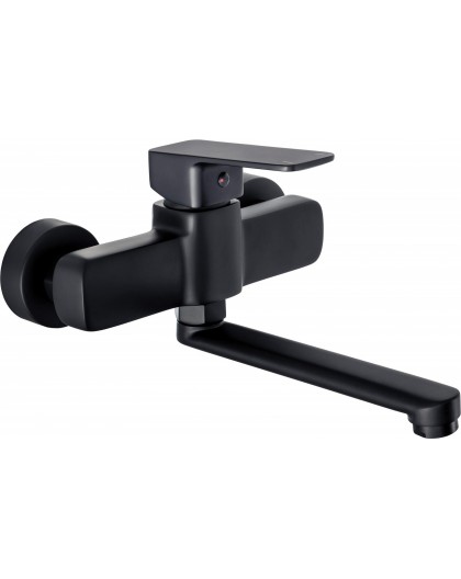 Wall-mounted washbasin mixer