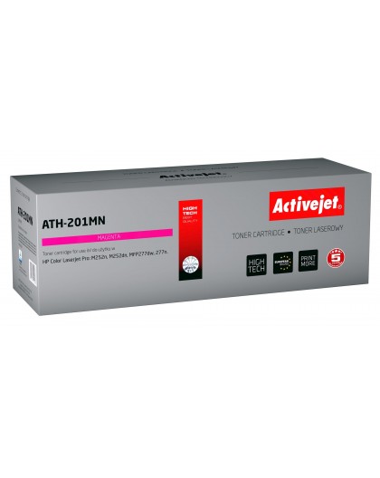 Activejet ATH-201MN toner for HP printer HP 201A CF403A CRG045 replacement Supreme 1400 pages magenta
