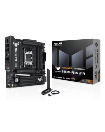 ASUS TUF GAMING B850M-PLUS WIFI AMD B850 Socket AM5 micro ATX