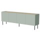 Cama FELLINI chest of drawers 200x40x70 olive + oiled oak top