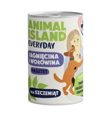 ANIMAL ISLAND Everyday Beef and lamb for puppies - wet dog food - 400g