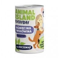 ANIMAL ISLAND Everyday Beef and lamb for puppies - wet dog food - 400g