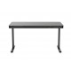 Activejet desk with electric height adjustment 140x70 ET119W-C black