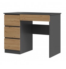 Desk MIJAS LEFT 98x51x76 cm Anthracite/Artisan