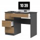 Desk MIJAS LEFT 98x51x76 cm Anthracite/Artisan